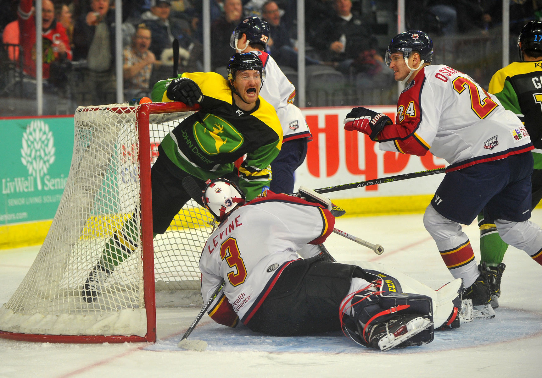 Quad City Storm vs Peoria Rivermen hockey